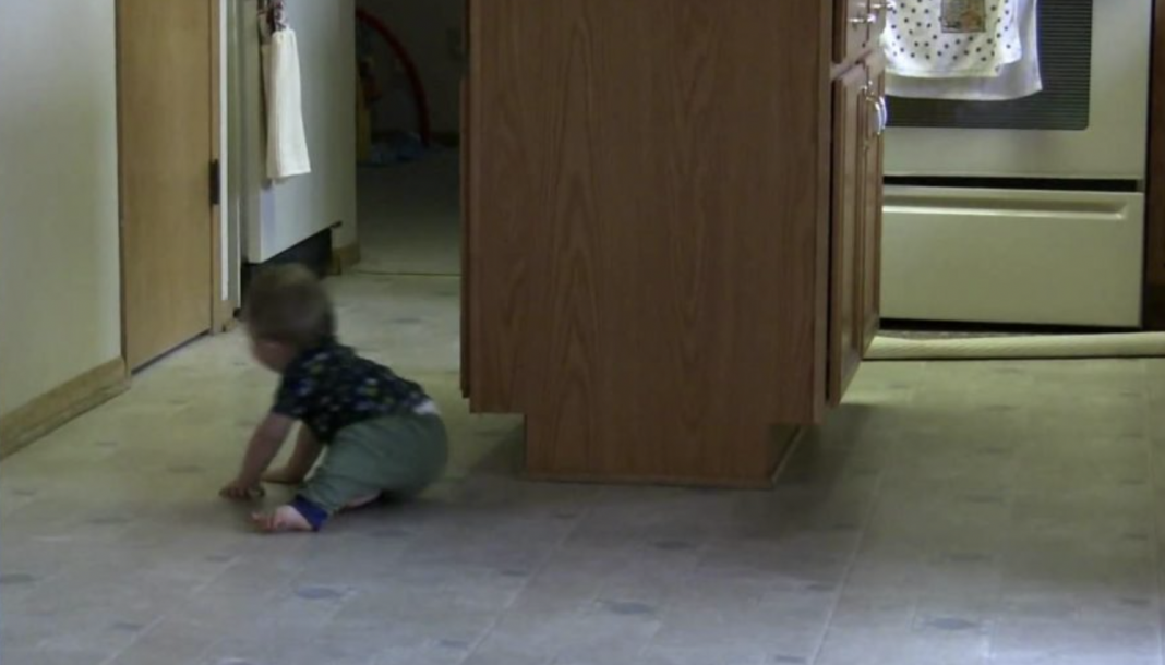 10-months-old-twins-playing-hide-and-seek-interesting