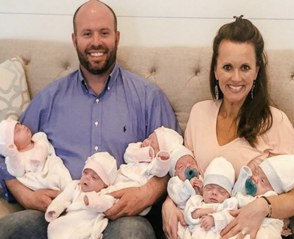 Gods Divine Nine The Waldrop Sextuplets Pose With Brothers In First